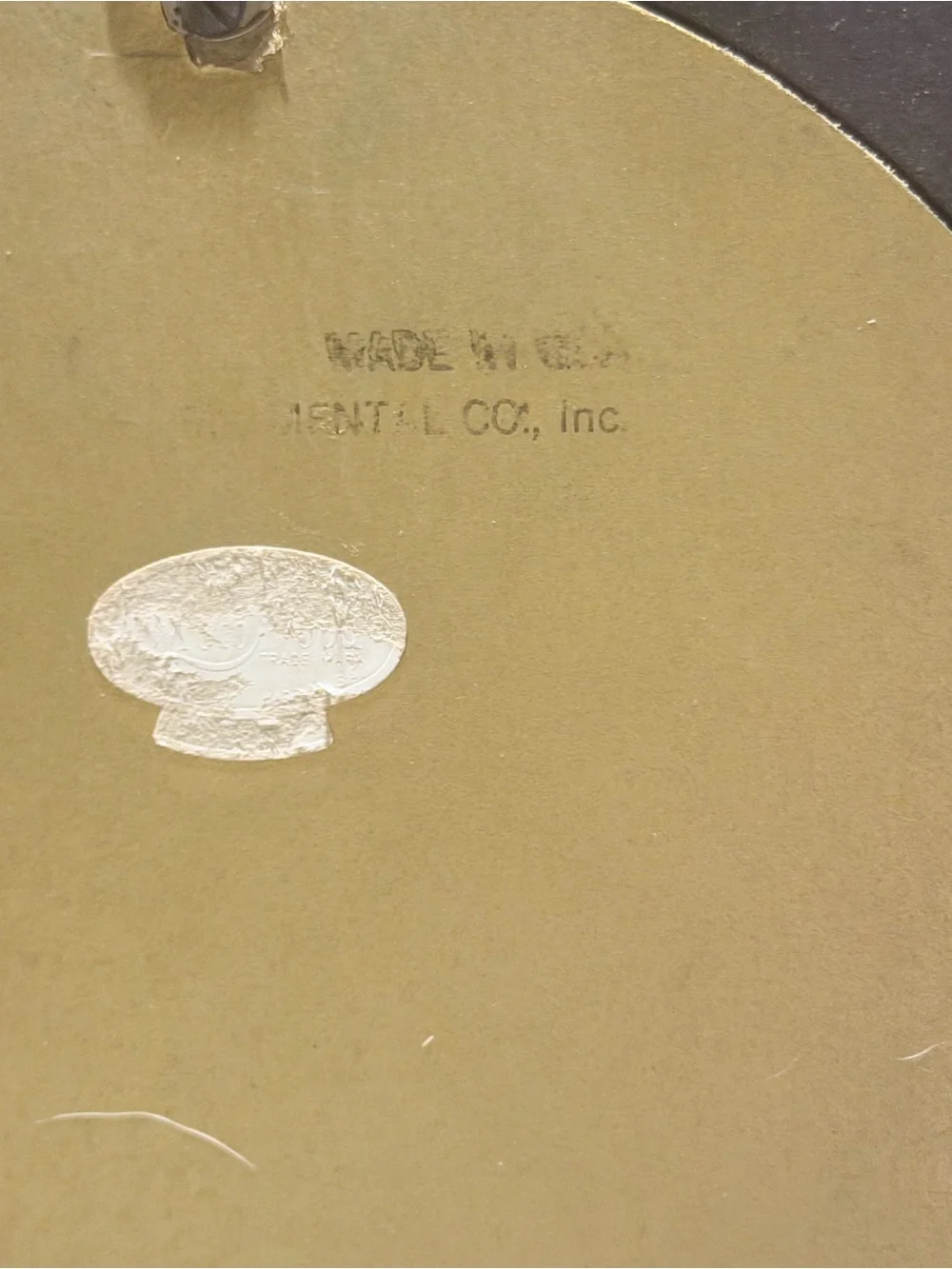 Vintage Gold Eagle Convex Wall Mirror